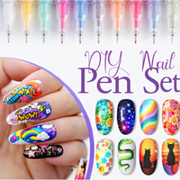 MagicMani™ Nail Art Pen Set – 12 Colors