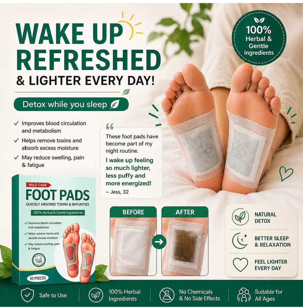 Herbal Detox Foot Patches | Buy 1 Get 1 FREE 💥 + ₹200 OFF on Prepaid Orders (Limited Time)